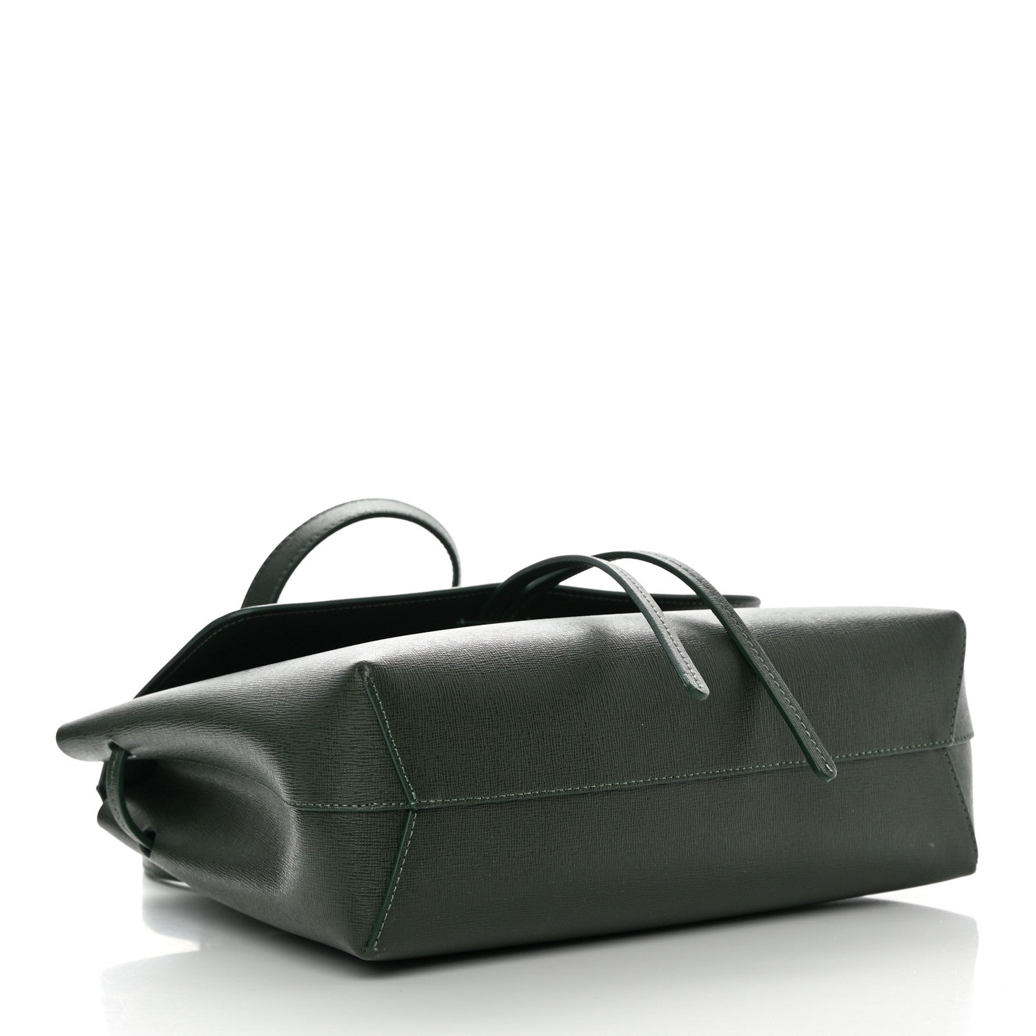 Mansur Gavriel Saffiano Mini Lady Bag Moss 4 of 14