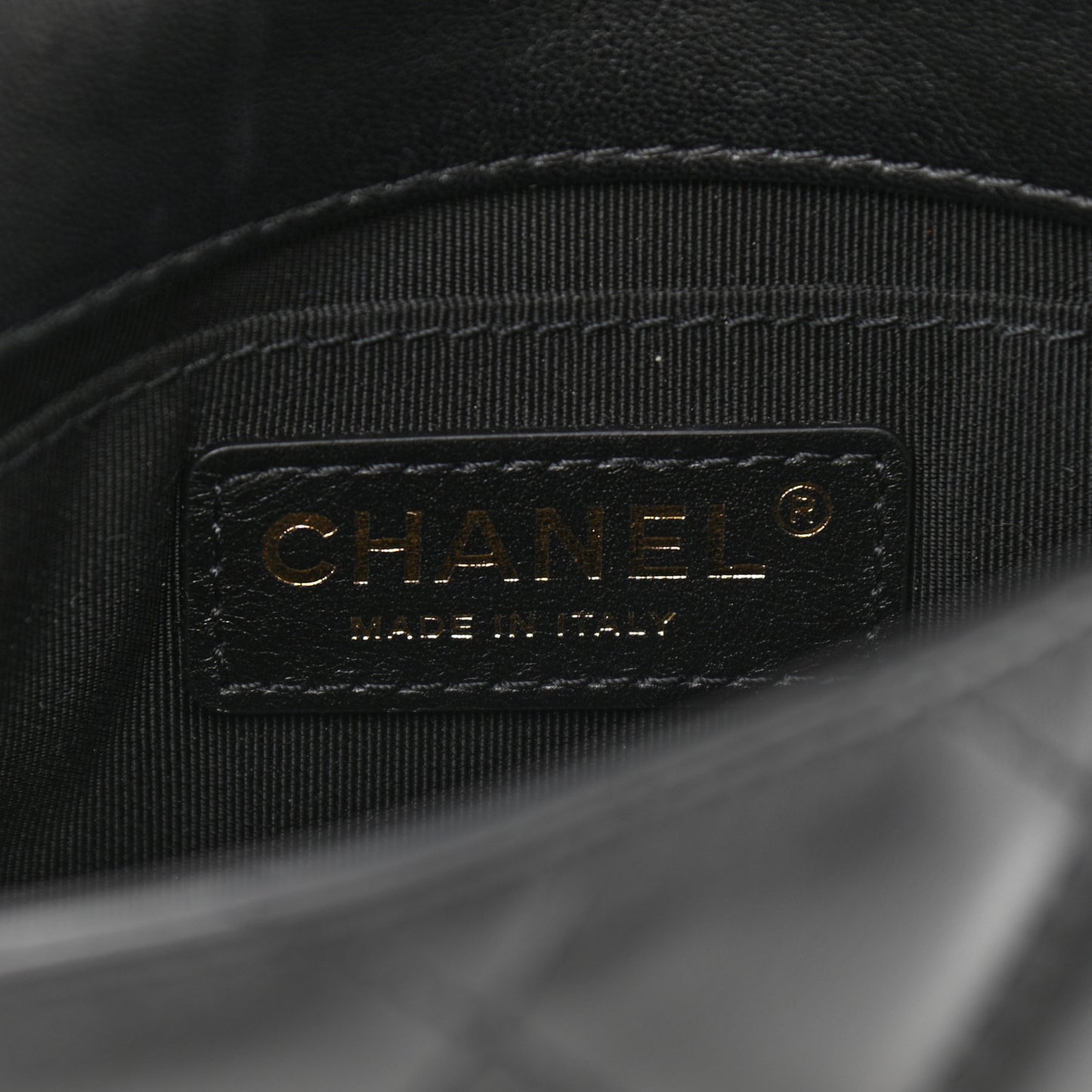 Lambskin Quilted Mini My Precious Flap Black