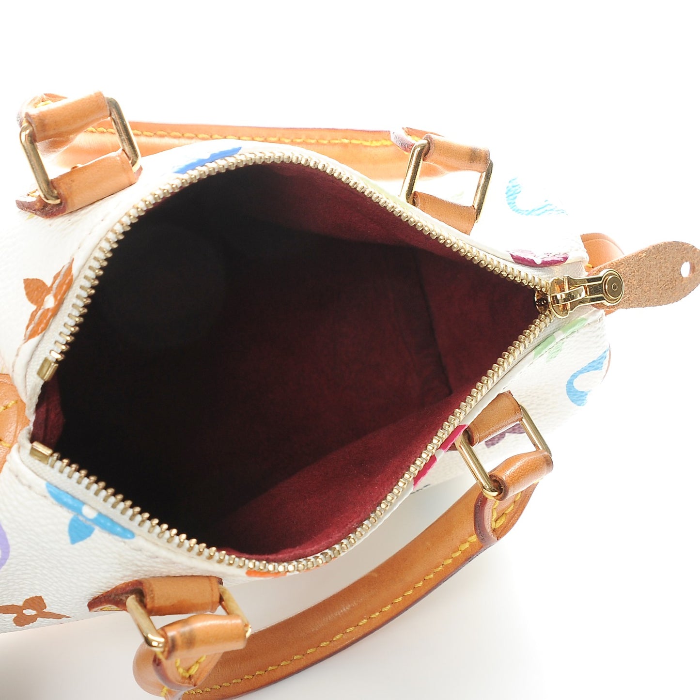 Monogram Multicolor Mini Sac HL Speedy White