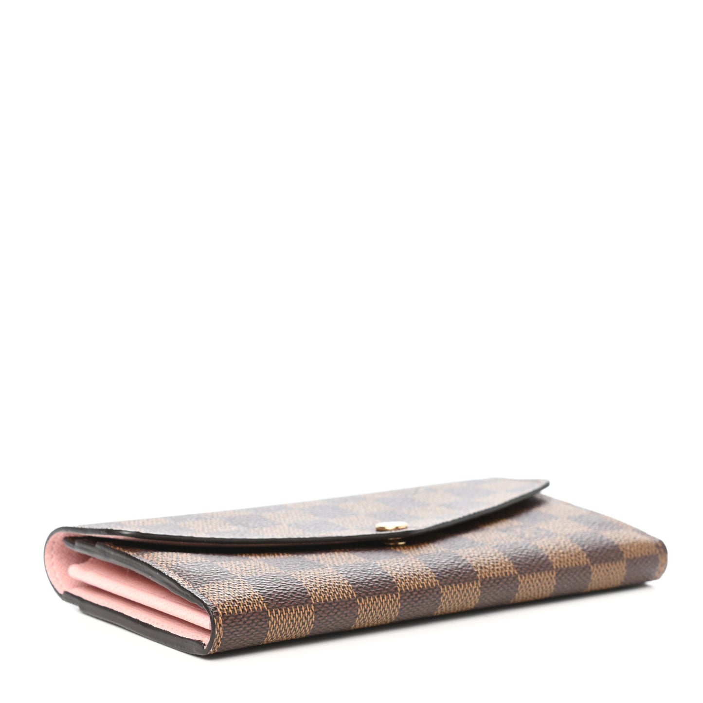 Damier Ebene Sarah Wallet NM Rose Ballerine
