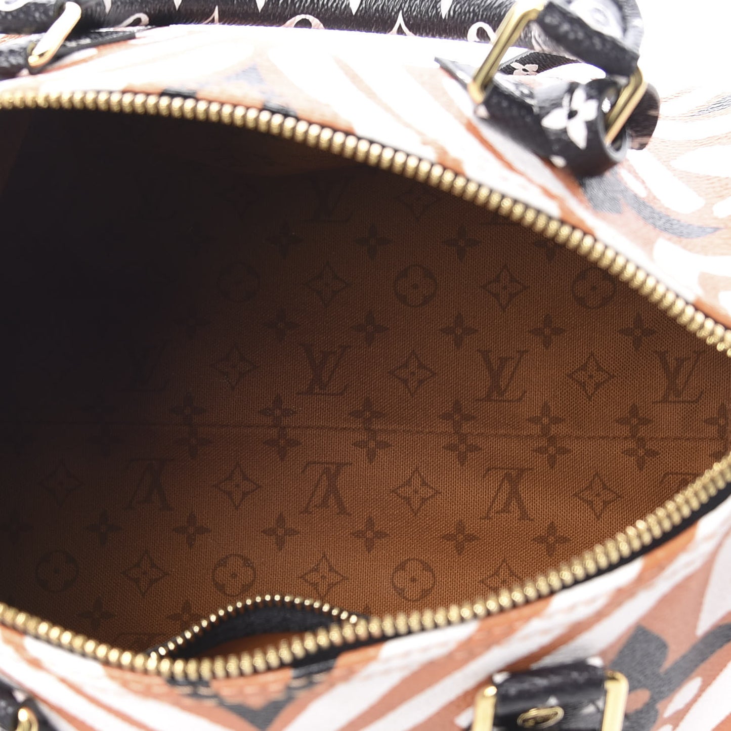 Monogram Giant Crafty Speedy Bandouliere 25 Creme Caramel