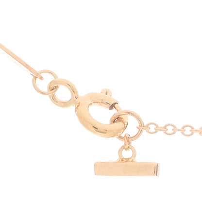 Tiffany 18K Rose Gold Diamond Mini T Smile Pendant Necklace 5 of 8