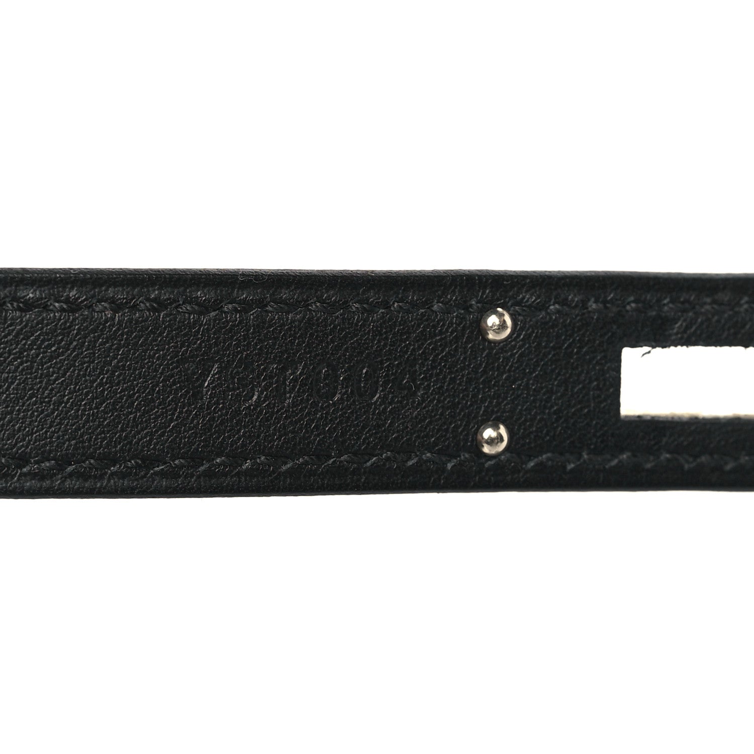 Hermes Swift Kelly Cut Clutch Pochette Black 7 of 9