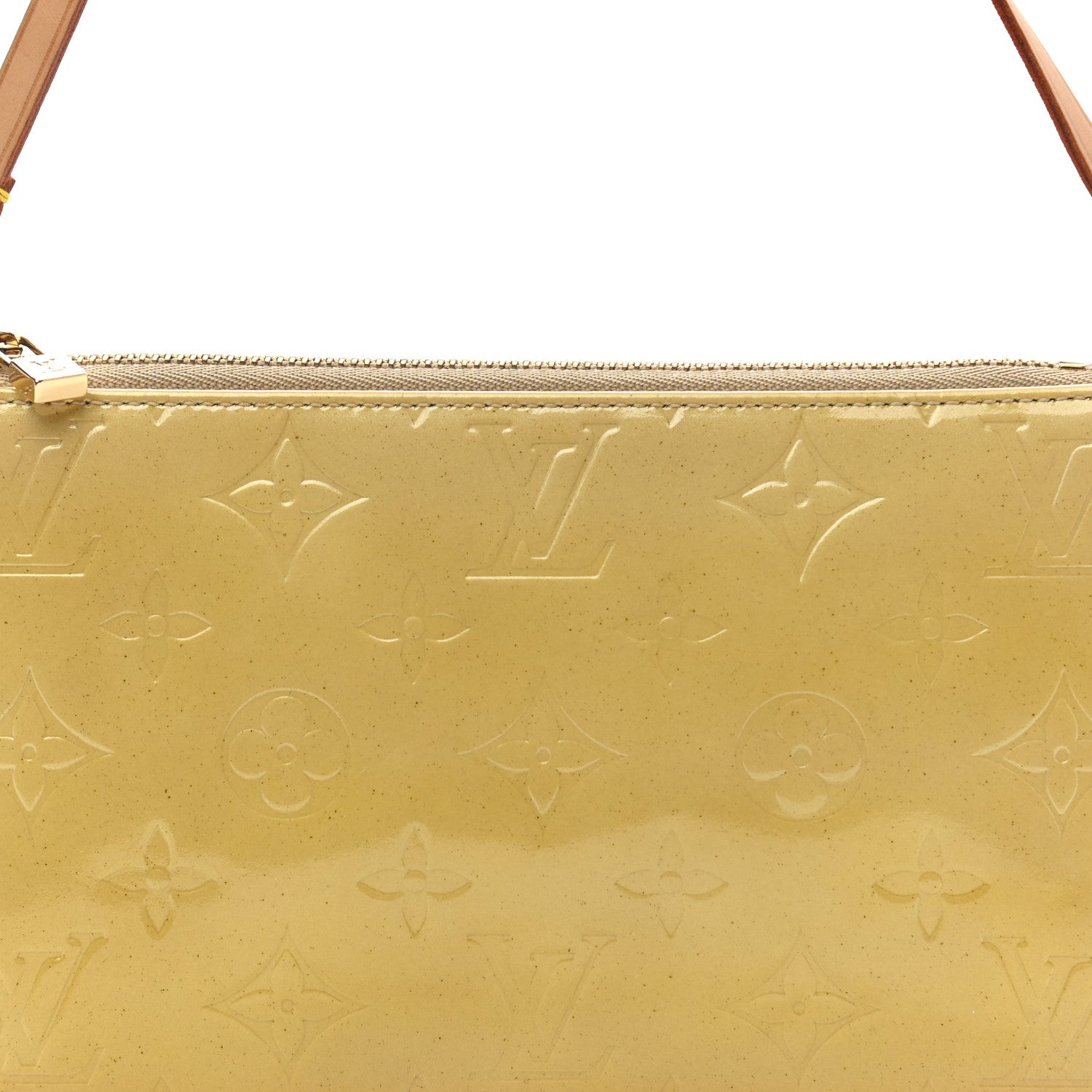 Louis Vuitton Vernis Lexington Pochette Yellow 7 of 9