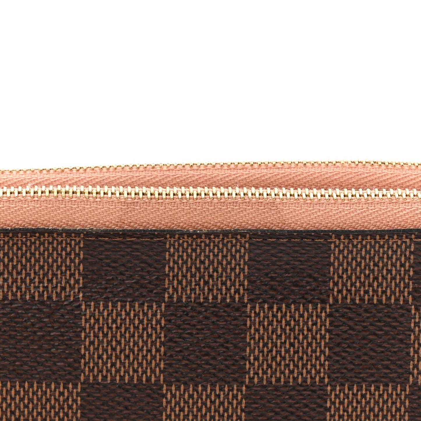 Damier Ebene Double Zip Pochette