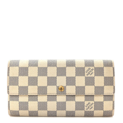Louis Vuitton Damier Azur Sarah Wallet 1 of 10
