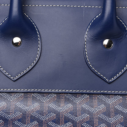 Goyard Goyardine Steamer Bag Navy 11 of 12