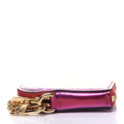 Louis Vuitton Vernis Heart Coin Purse Pink Red 3 of 8