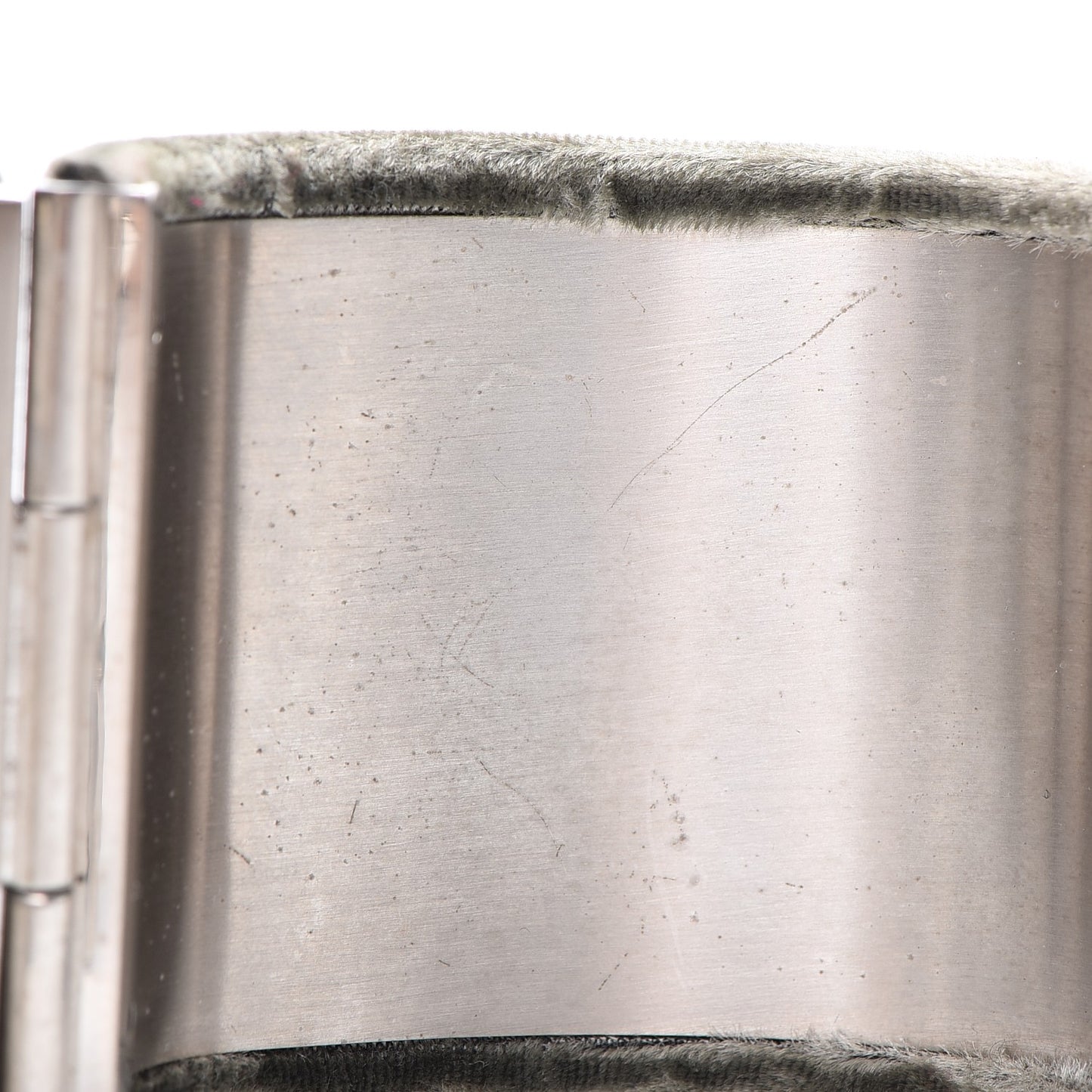 Velvet CC Cuff Silver Grey