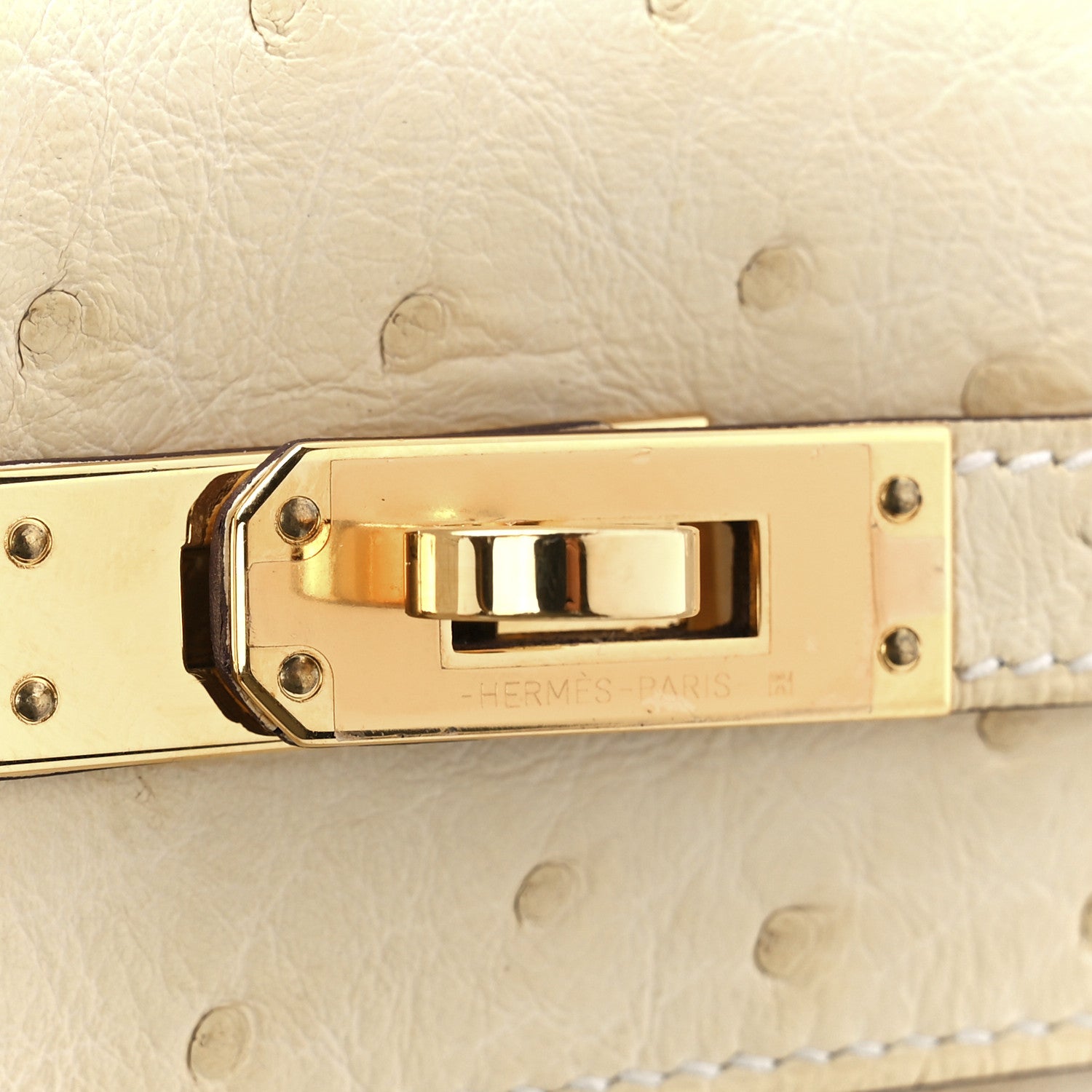 Hermes Ostrich Kelly Danse II Belt Bag Nata 8 of 13