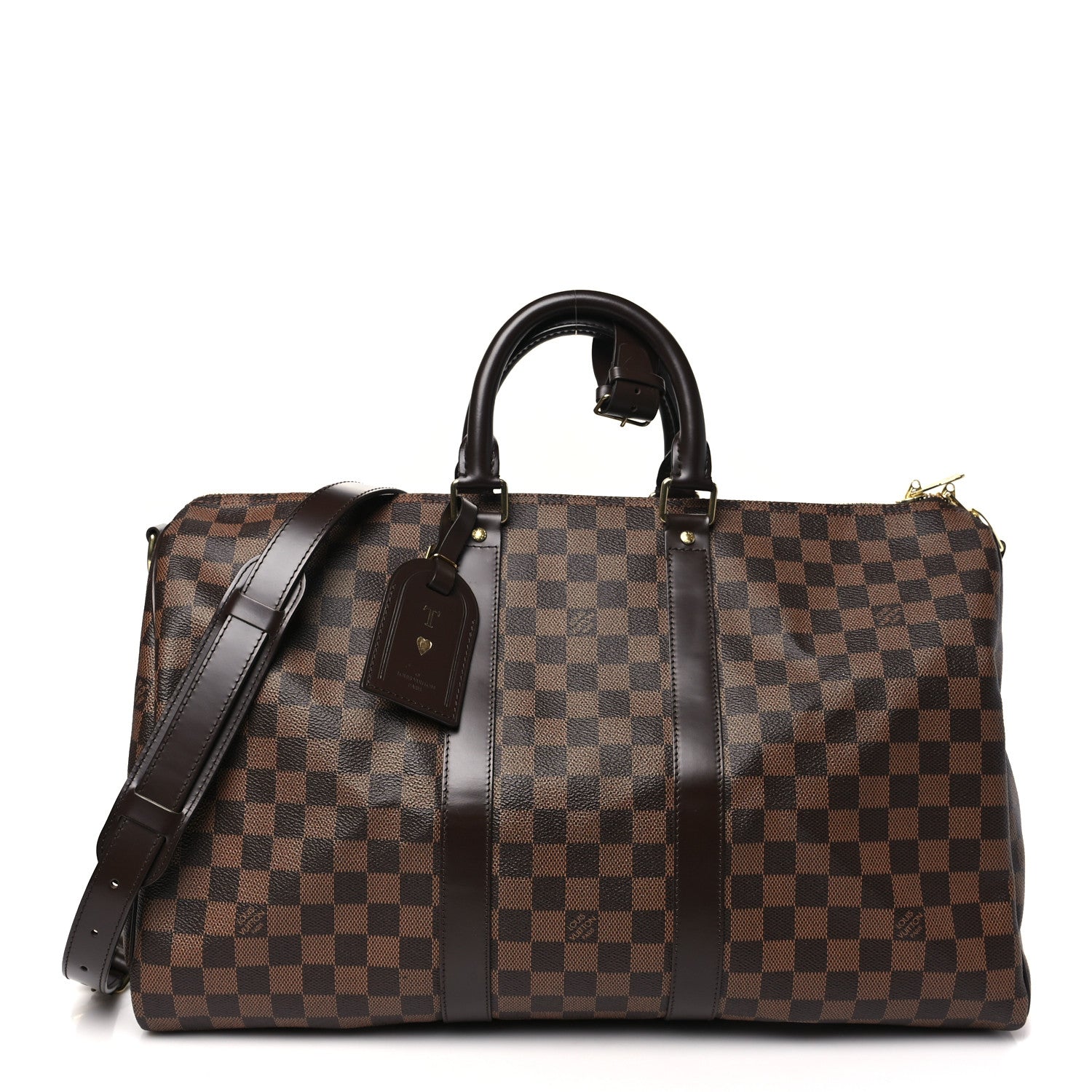 Louis Vuitton Damier Ebene Keepall Bandouliere 45 1 of 9