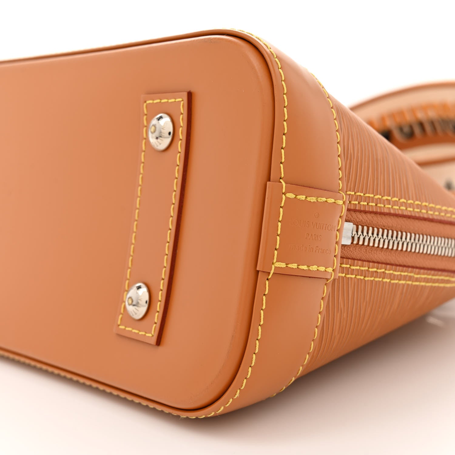 Louis Vuitton Epi Jacquard Alma BB Honey Gold 10 of 11