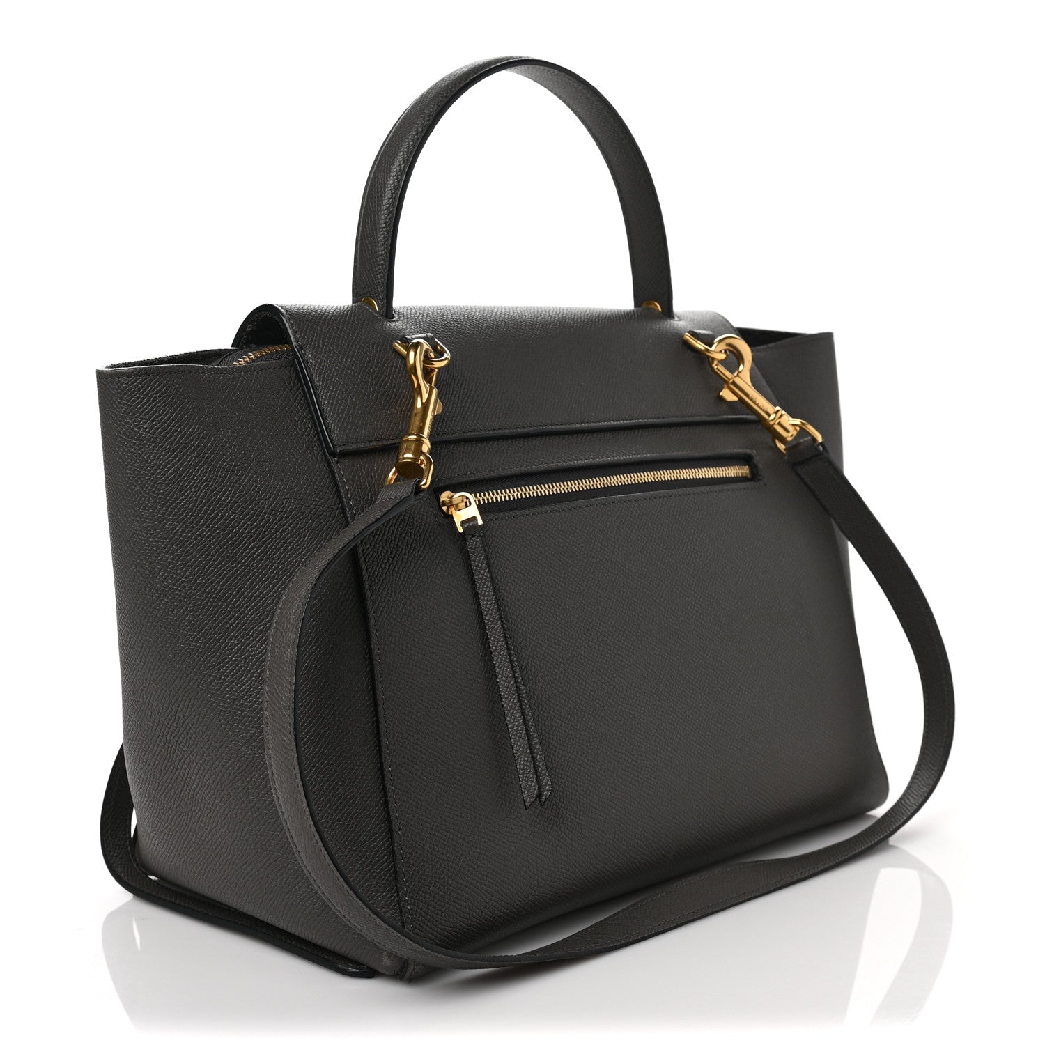 Celine Grained Calfskin Mini Belt Bag Grey 3 of 15