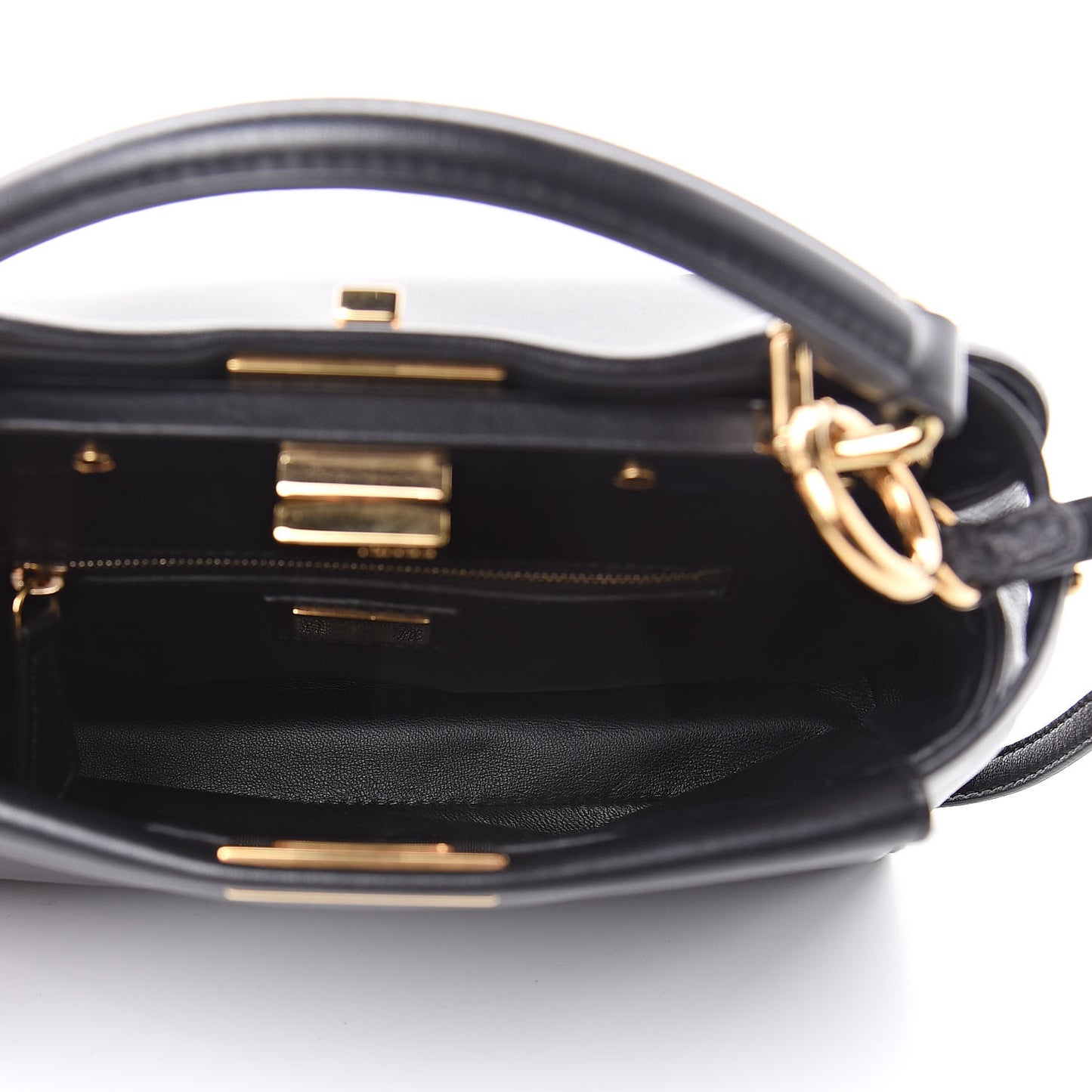 Nappa Mini Peekaboo Iconic Satchel Black