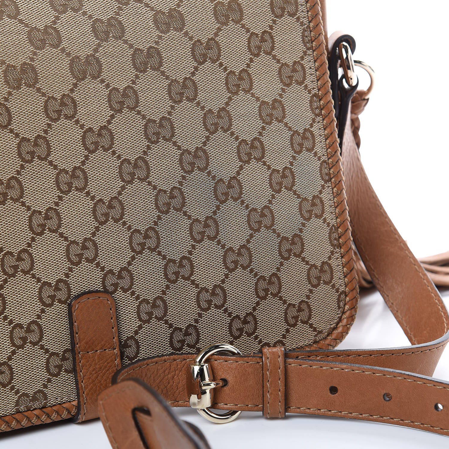 Gucci Monogram Medium Marrakech Flap Messenger Bag Beige Brown 13 of 13