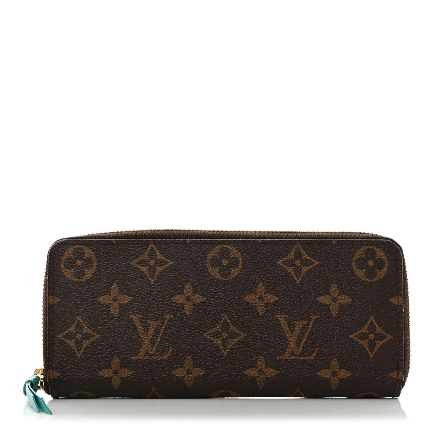 Monogram Clemence Wallet Turquoise