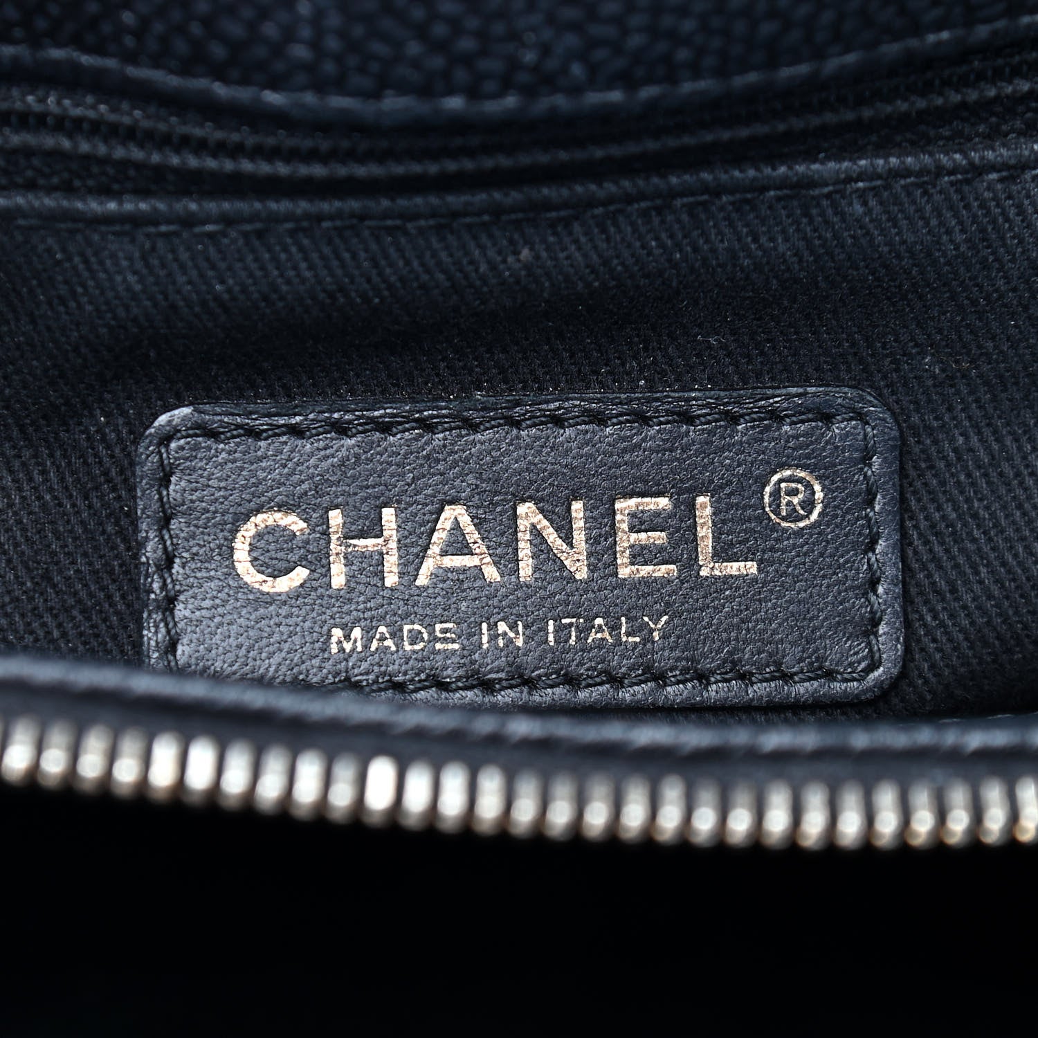 Chanel Caviar Quilted Timeless CC Soft Tote Black 6 of 9