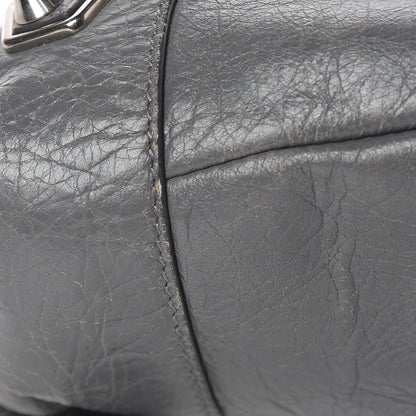 Balenciaga Agneau Silver Metallic Edge Hardware Backpack Gris Cendre 21 of 23