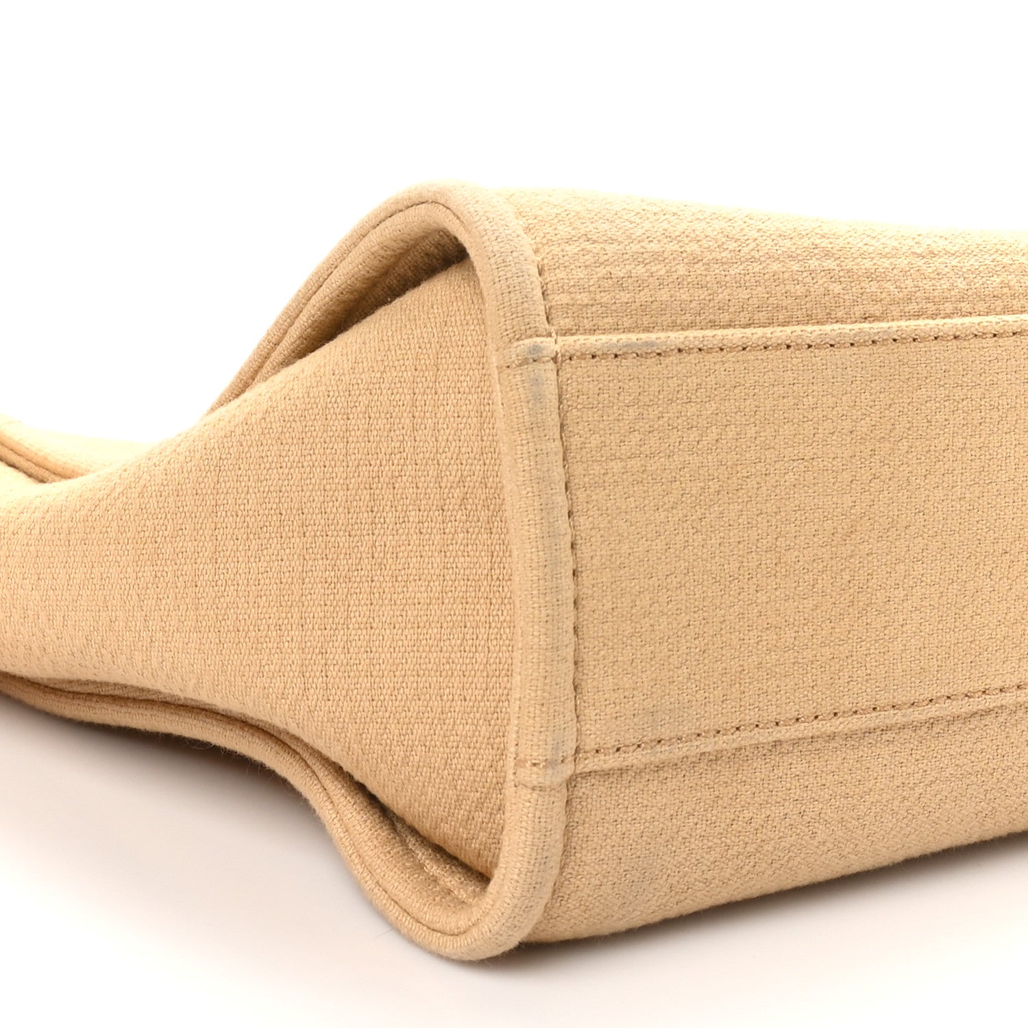 Chanel Mixed Fibers Small Deauville Tote Beige 10 of 12