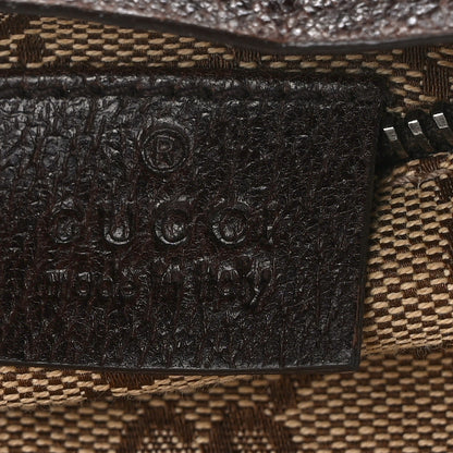 Gucci Monogram Web Belt Bag Dark Brown 6 of 14