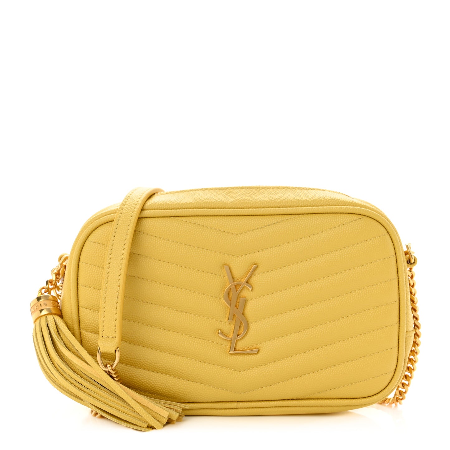 Grain De Poudre Matelasse Monogram Mini Lou Camera Bag Sunflower
