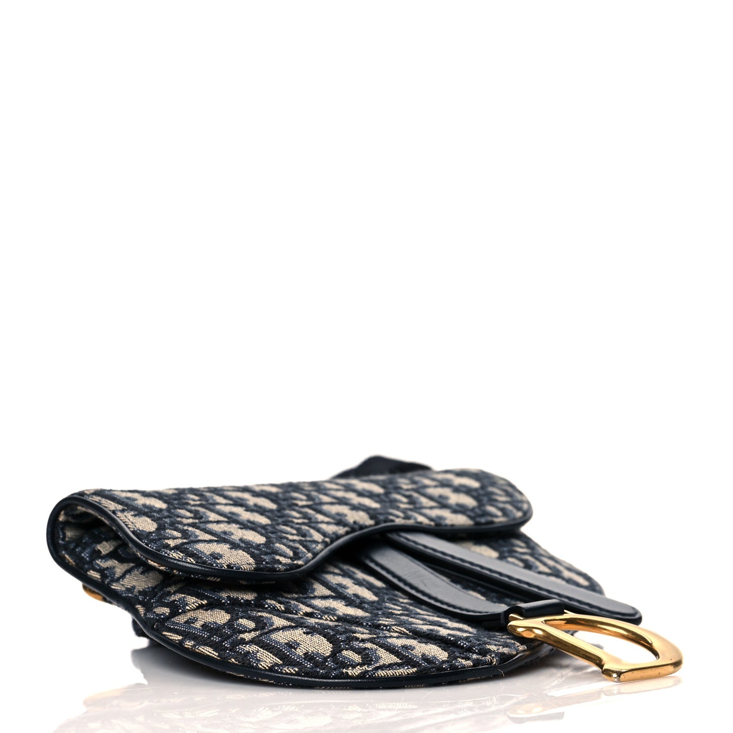 Oblique Saddle Belt Pouch Blue