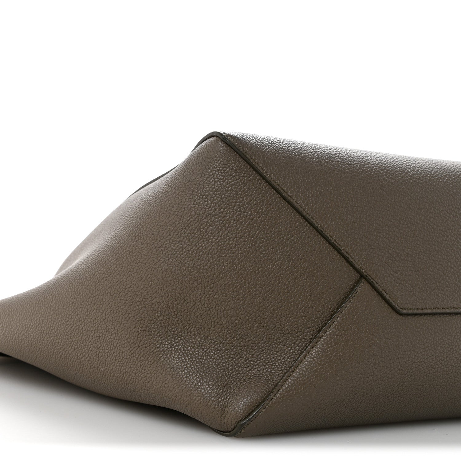 Celine Soft Grained Calfskin Small Belt Cabas Phantom  Taupe 9 of 12