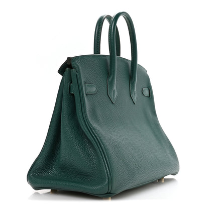 Hermes Togo Birkin 25 Malachite 3 of 10
