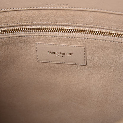 Saint Laurent Calfskin Large Sac De Jour Carryall Beige 6 of 13