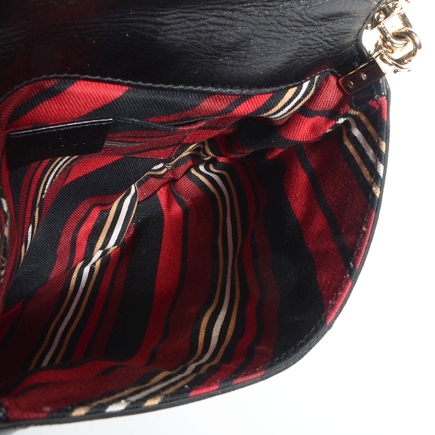 Gucci Leather Small Britt Tassel Shoulder Bag Black 5 of 7