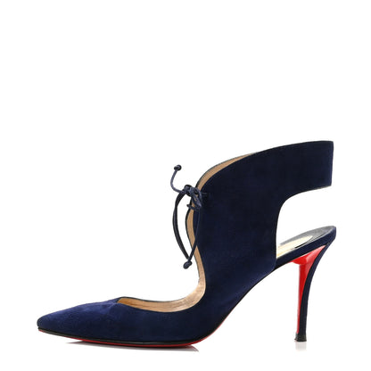 Christian Louboutin Suede Franca 85 Pumps 40 Eclipse 1 of 17