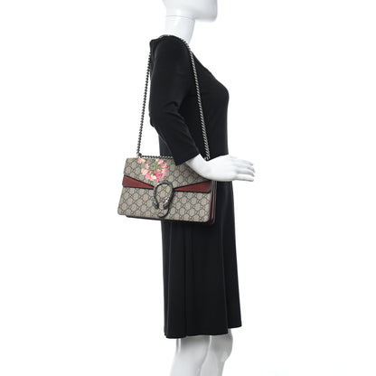 Gucci GG Supreme Monogram Blooms Small Dionysus Shoulder Bag Beige Multicolor Dry Rose 2 of 22