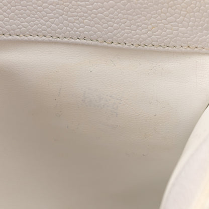 Chanel Caviar CC Shoulder Bag White 14 of 20