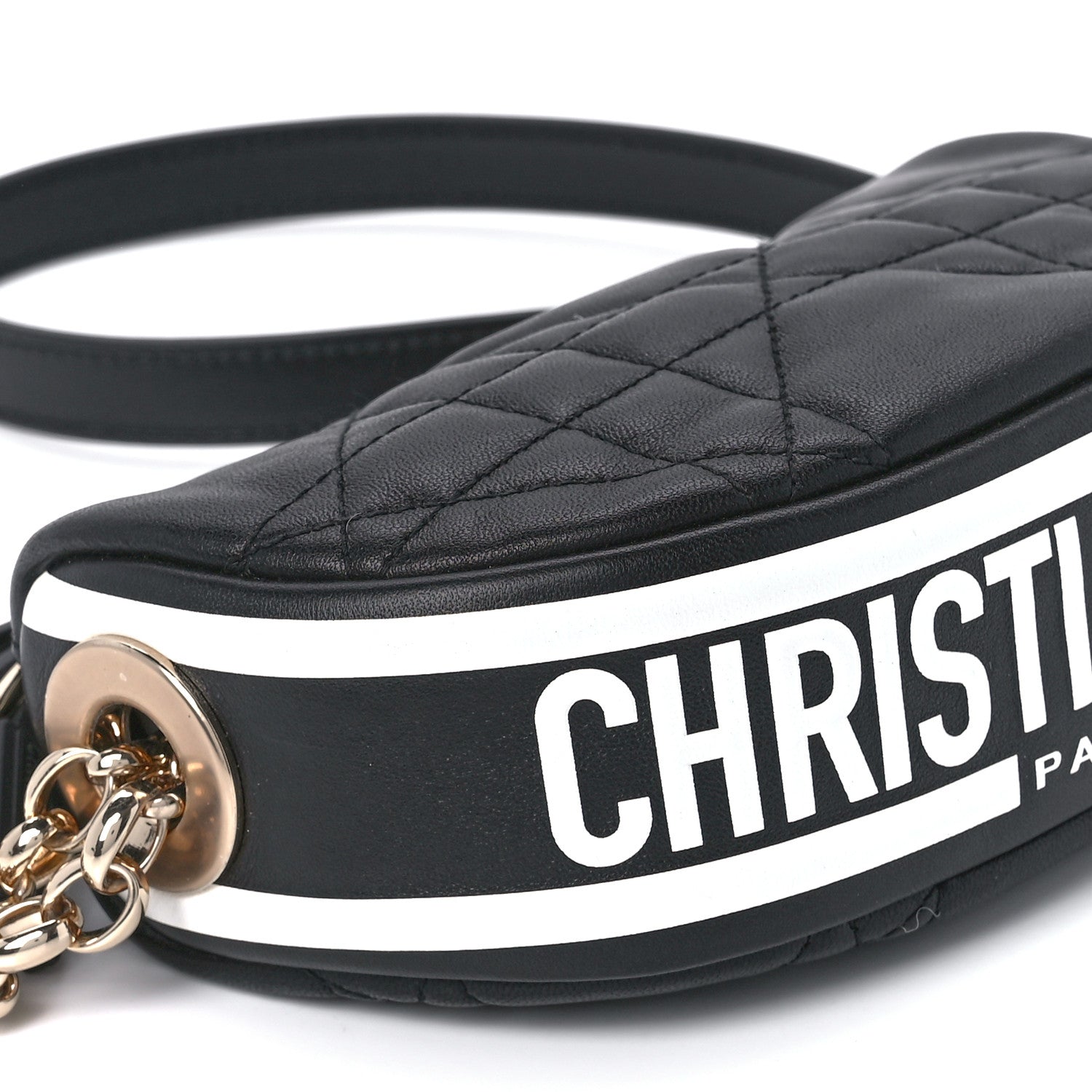 Christian Dior Lambskin Cannage Mini Dior Vibe Hobo Bag Black 8 of 9