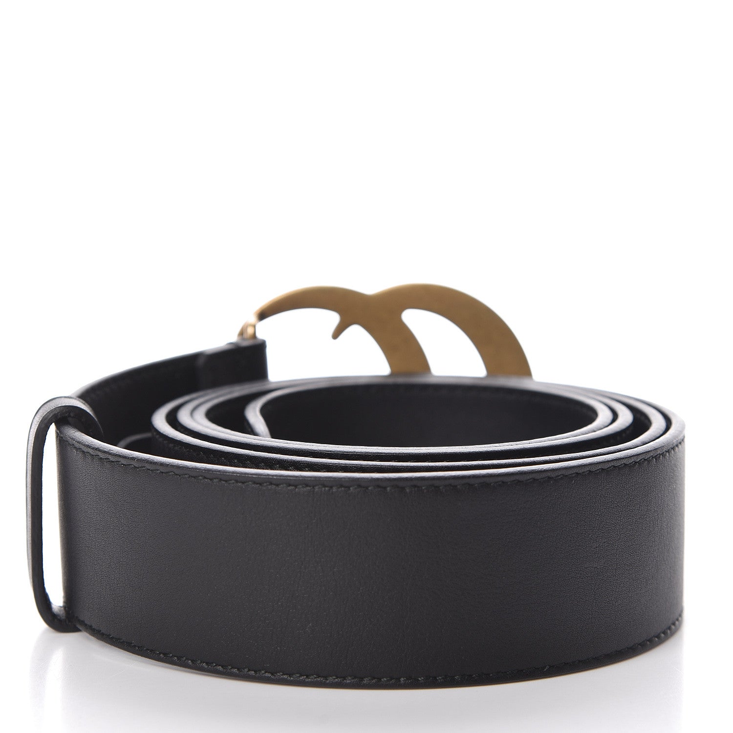 Gucci Moon Calfskin Double G 40mm Belt 115 46 Black 3 of 6