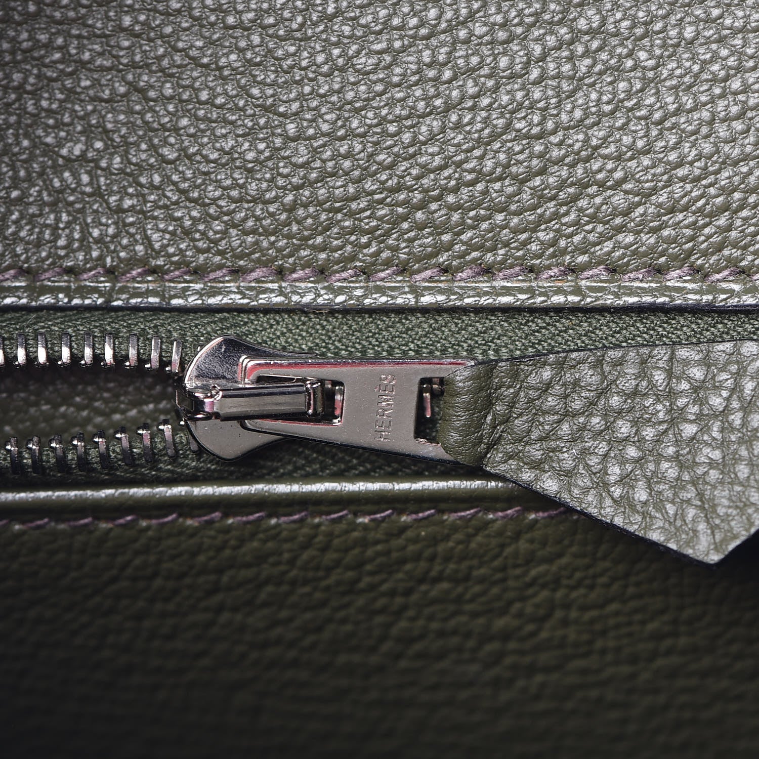 Hermes Togo Birkin 25 Vert Olive 28 of 38