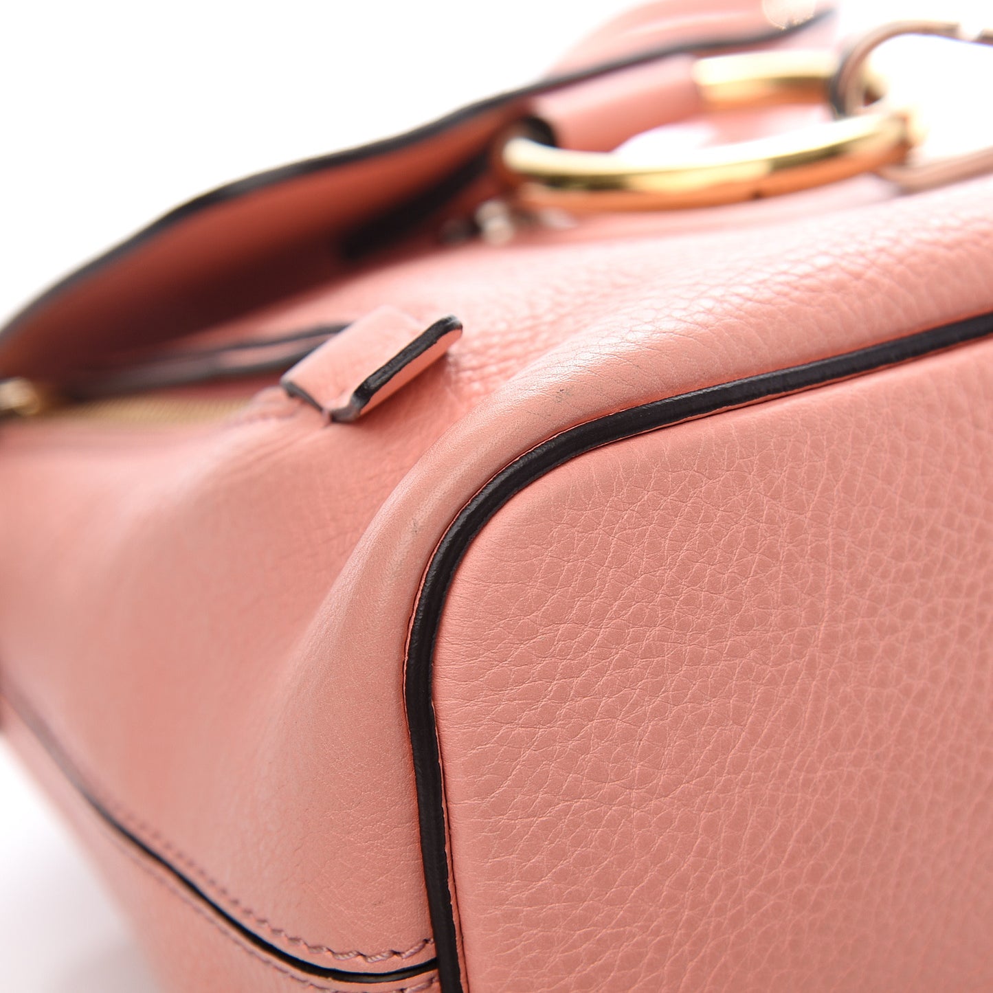 Suede Calfskin Mini Faye Backpack Ideal Blush