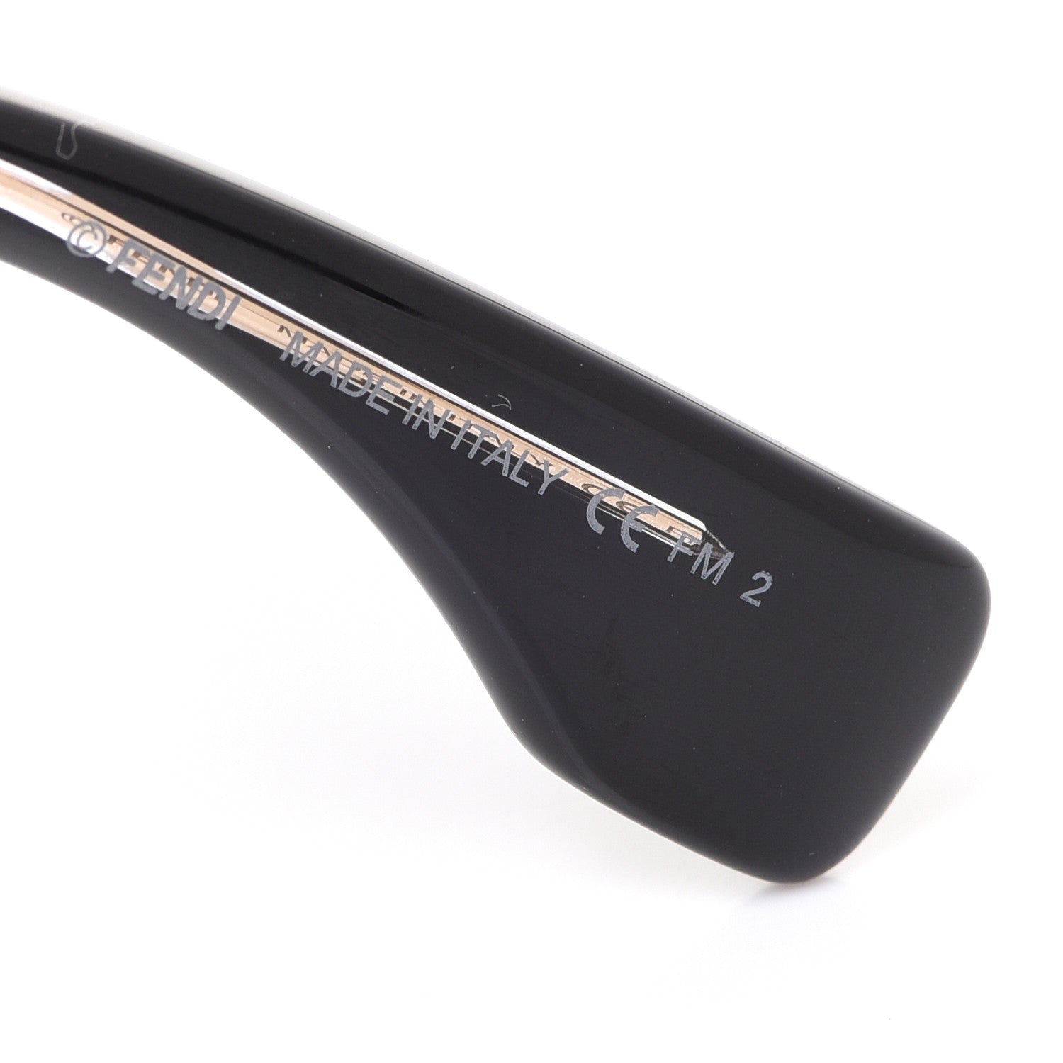 Fendi Acetate Cat Eye Sunglasses FF0435/S Black 7 of 8