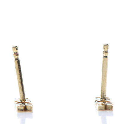 Christian Dior Pearl Crystal Dio(r)evolution Earrings Aged Gold 4 of 5