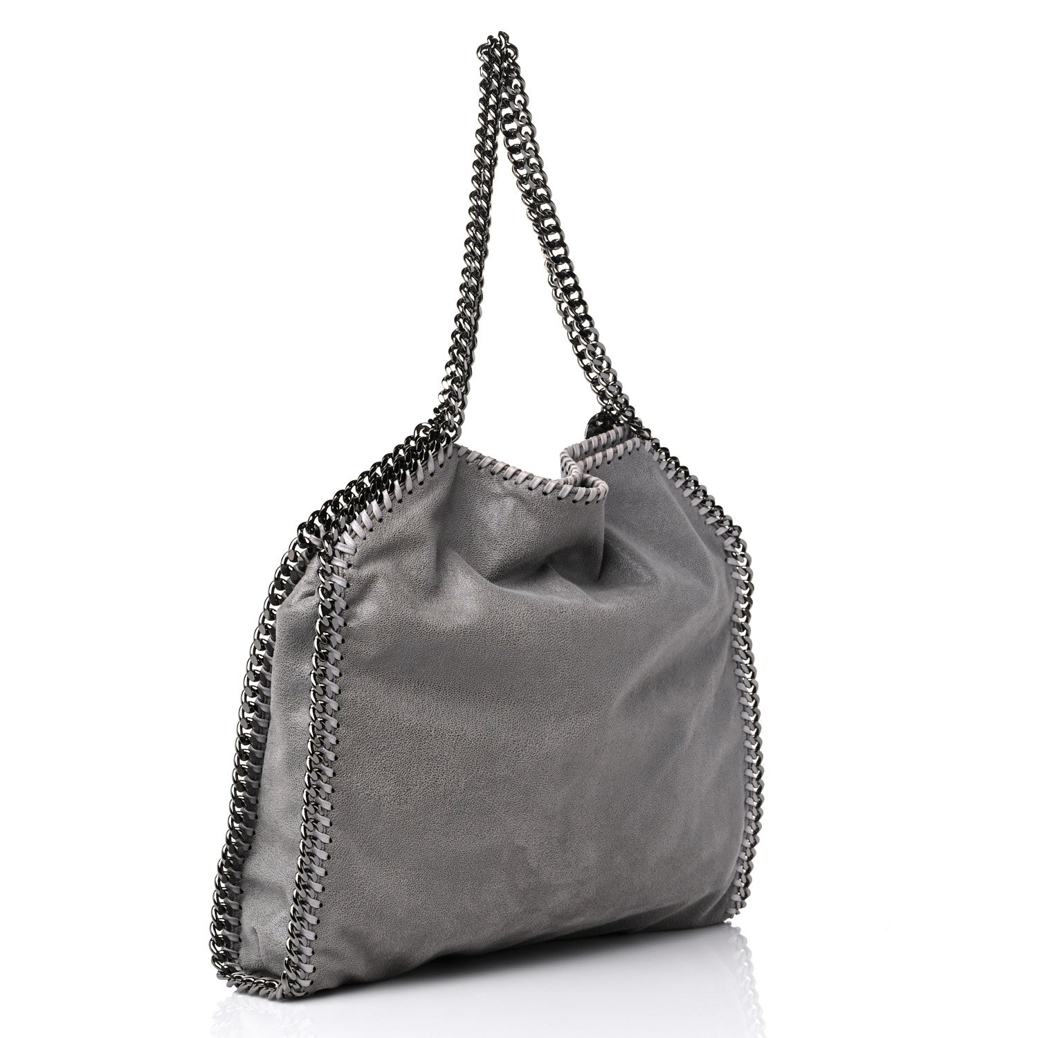 Stella McCartney Shaggy Deer Small Falabella Tote Light Grey 3 of 9