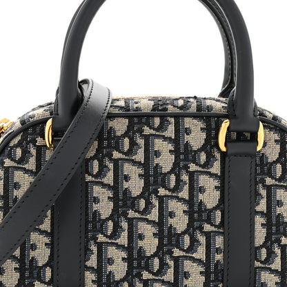 Christian Dior Oblique East West Nano D-Vibe Bowling Bag Blue 8 of 12