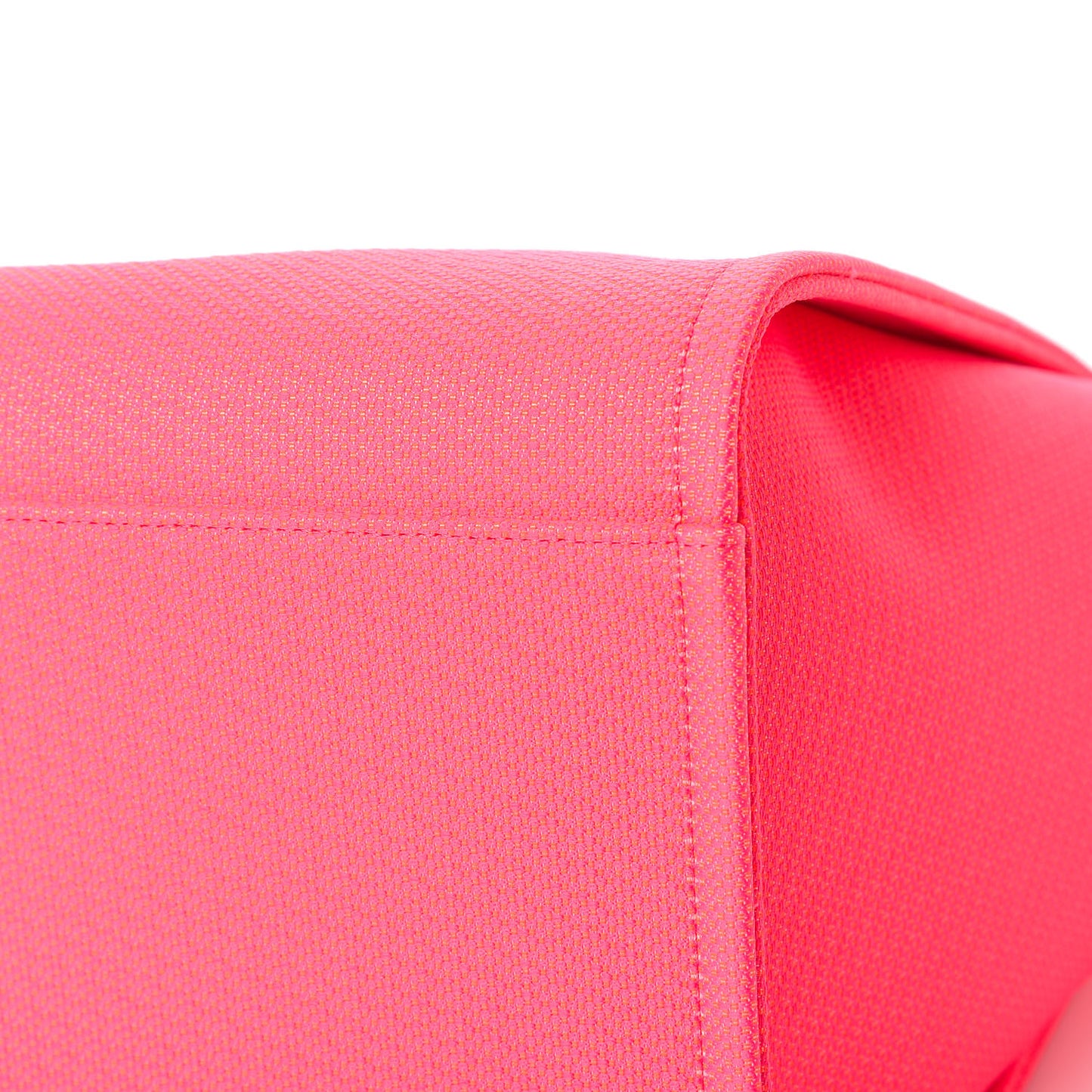 Mixed Fibers Calfskin Medium Deauville Tote Pink Orange