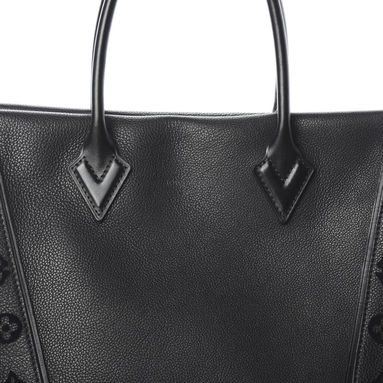 Louis Vuitton Veau Cachemire Tote W PM Black 7 of 9
