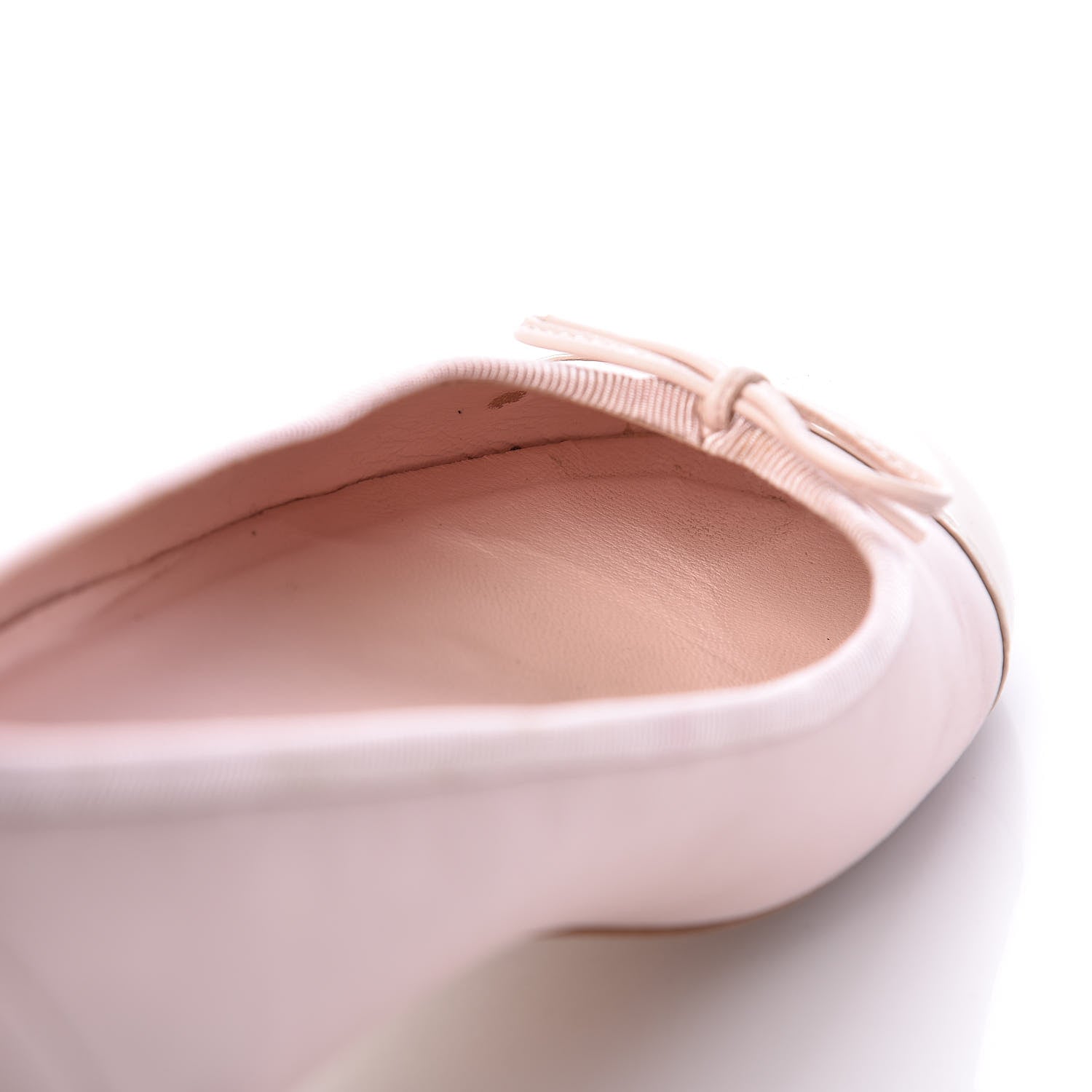 Chanel Lambskin Patent Cap Toe CC Ballerina Flats 39 Rose Clair 16 of 18