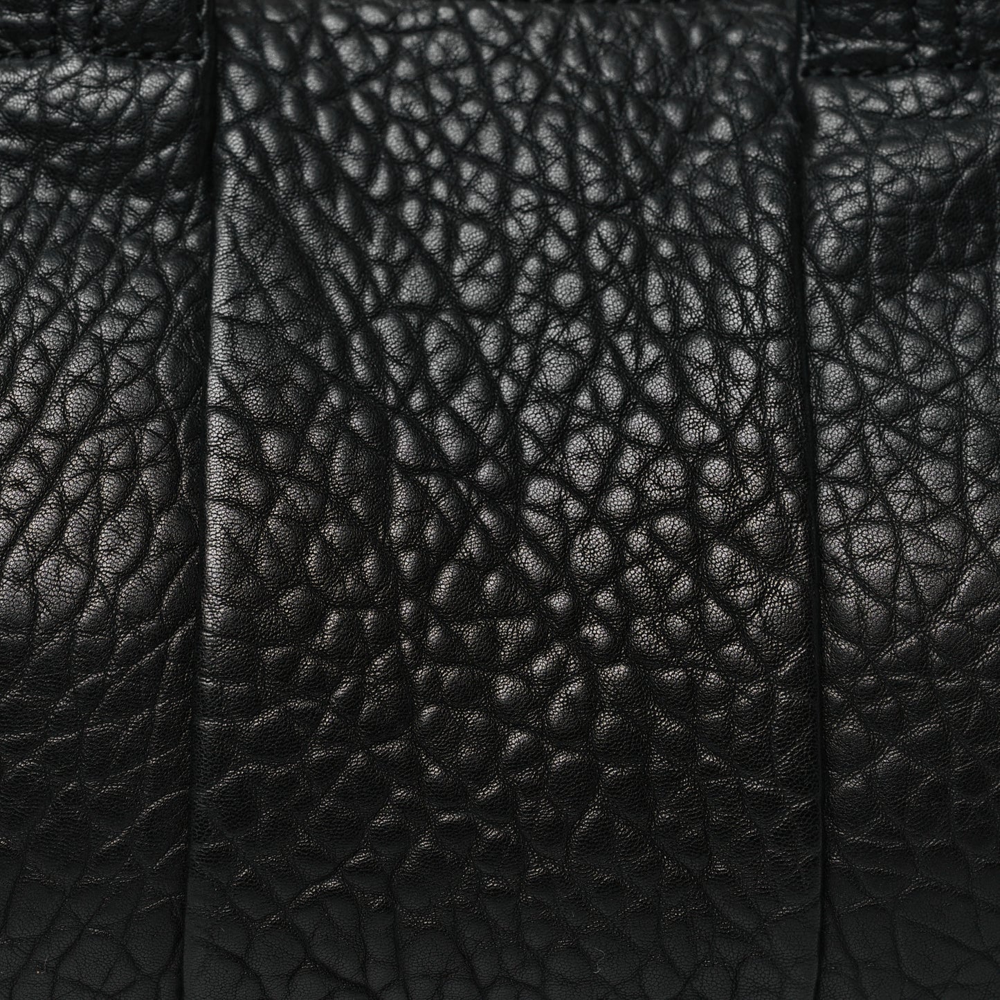 Pebbled Lambskin Rockie Black Rose Gold Hardware