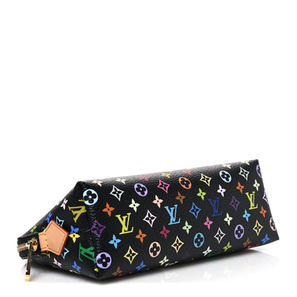 Louis Vuitton Monogram Multicolor Cosmetic Pouch Black Grenade 4 of 6