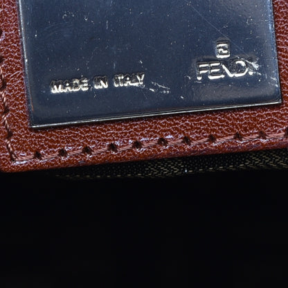 Fendi Nappa Embroidered Spy Cognac Avorio 6 of 9