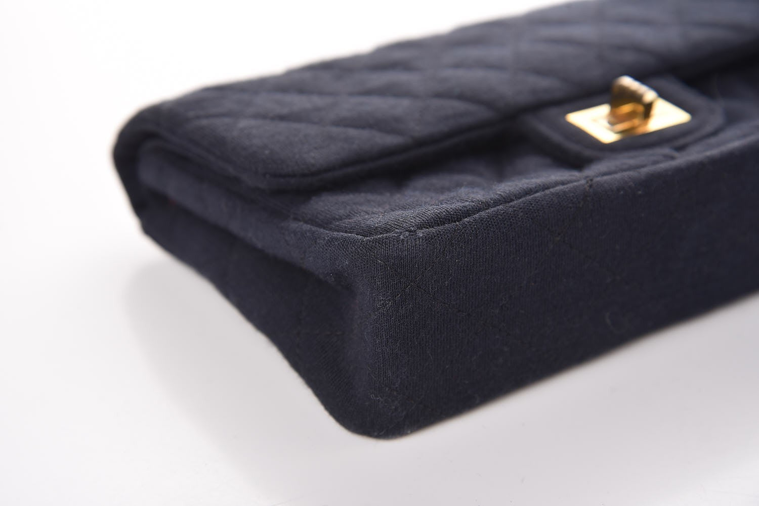 Chanel Jersey Quilted 2.55 Reissue 224 Flap Navy 6 of 8