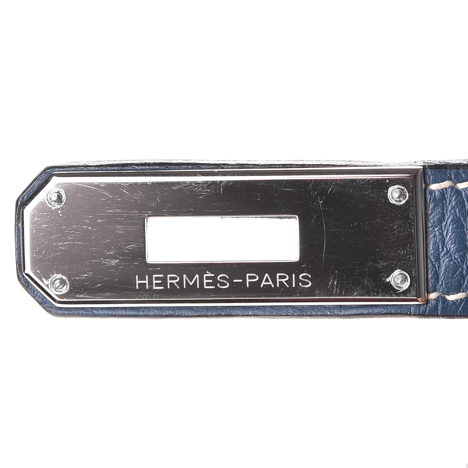 Hermes Taurillon Clemence Birkin 40 Bleu Thalassa 12 of 31