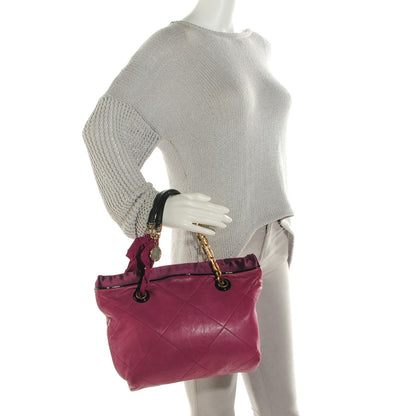 Lanvin Lambskin Quilted Amalia Cabas Tote Eveque 2 of 6